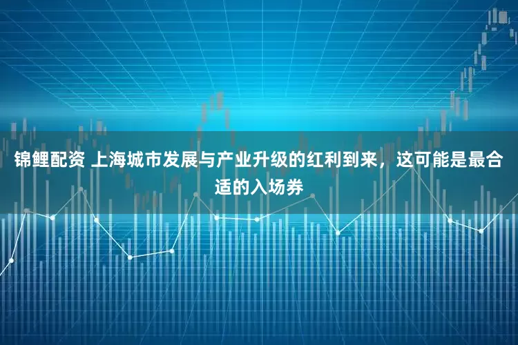 锦鲤配资 上海城市发展与产业升级的红利到来，这可能是最合适的入场券